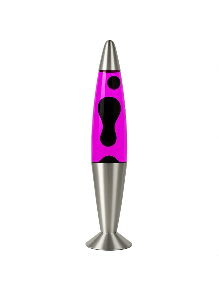 Licht-Erlebnisse Lavalampe EEK G in Silber Pink Schwarz günstig kaufen onesize