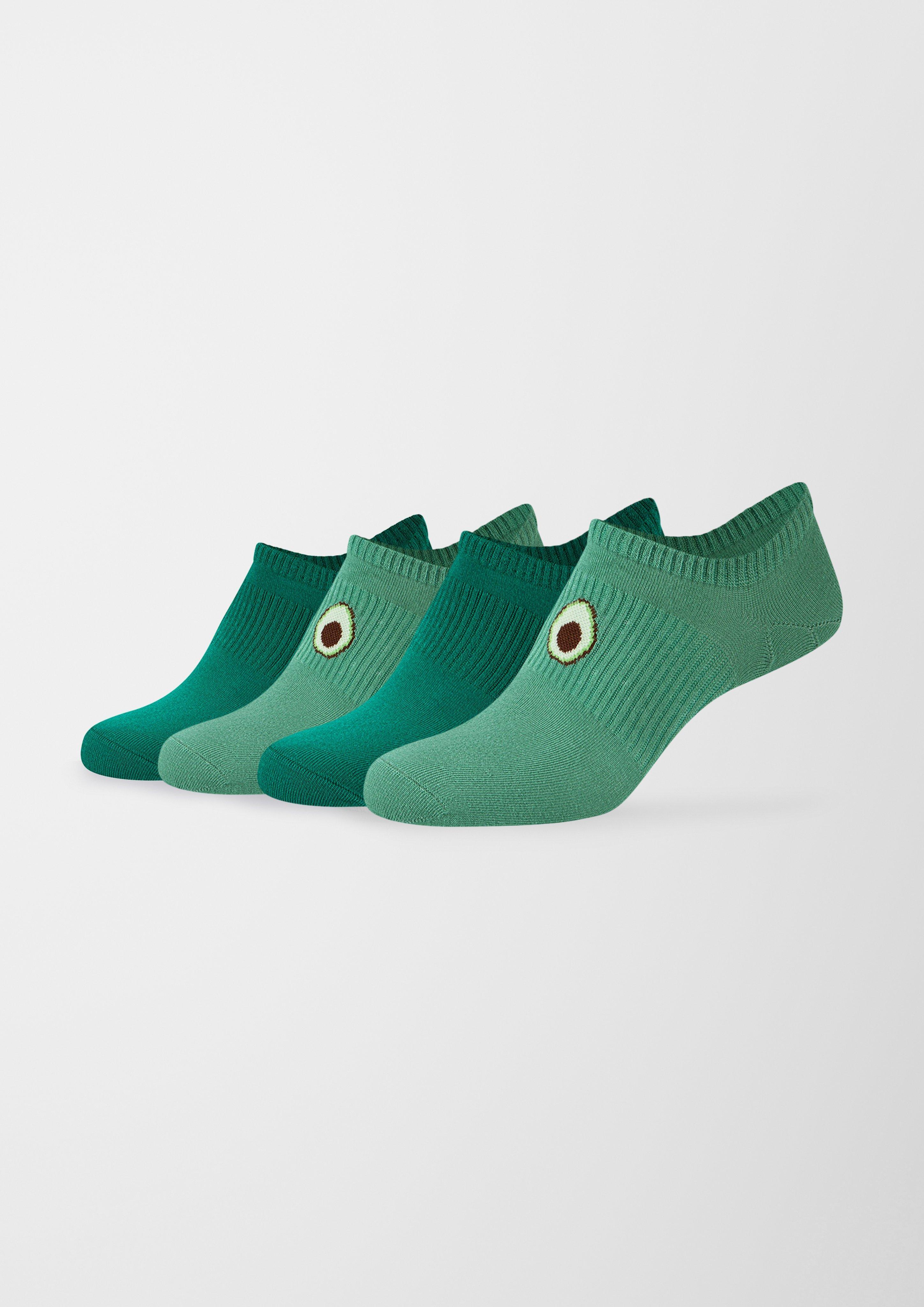 Doppelpack Sneakersocken mit Stickerei  6007866-7200