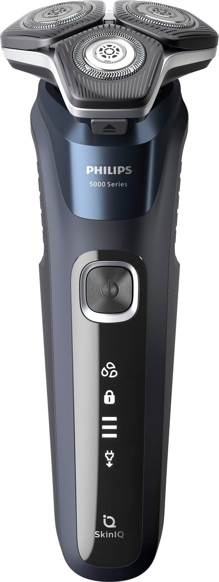 Philips Elektrorasierer Shaver Series 5000 S5885/35, ausklappbarer Präzisionstrimmer, Etui, Ladestand, mit SkinIQ Technologie