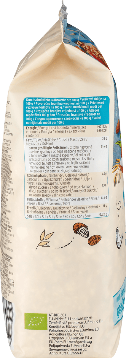Knuspermüsli, Kokos Mandel Granola, 500 g