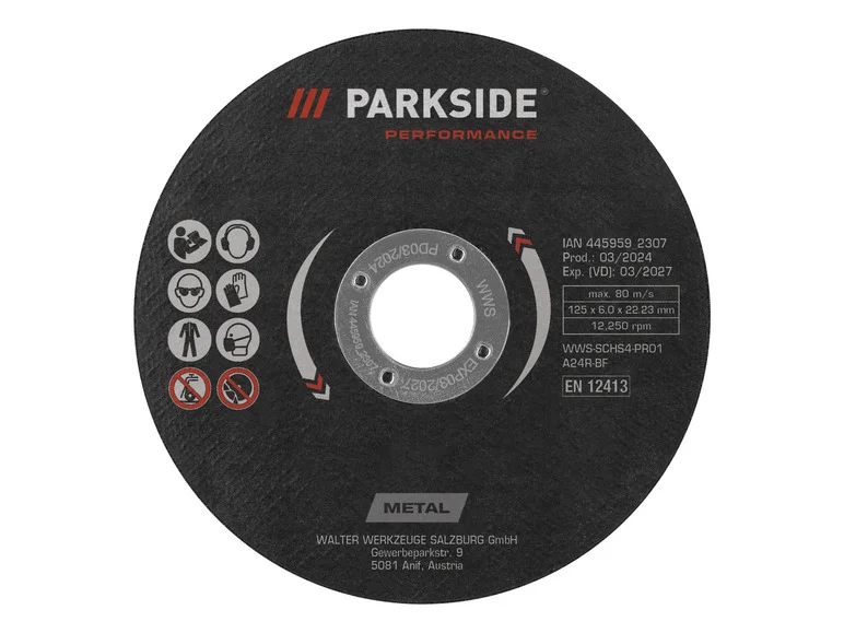 PARKSIDE PERFORMANCE® Disque para meuleuse d'angle