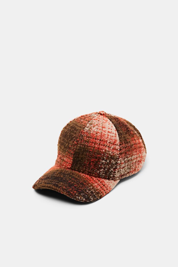 Karierte Basecap