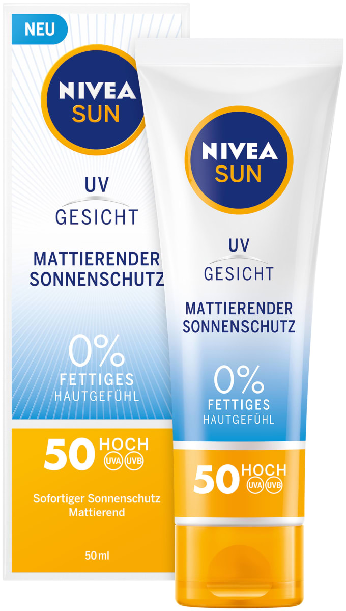 Sonnencreme Gesicht mattierend, LSF 50, 50 ml