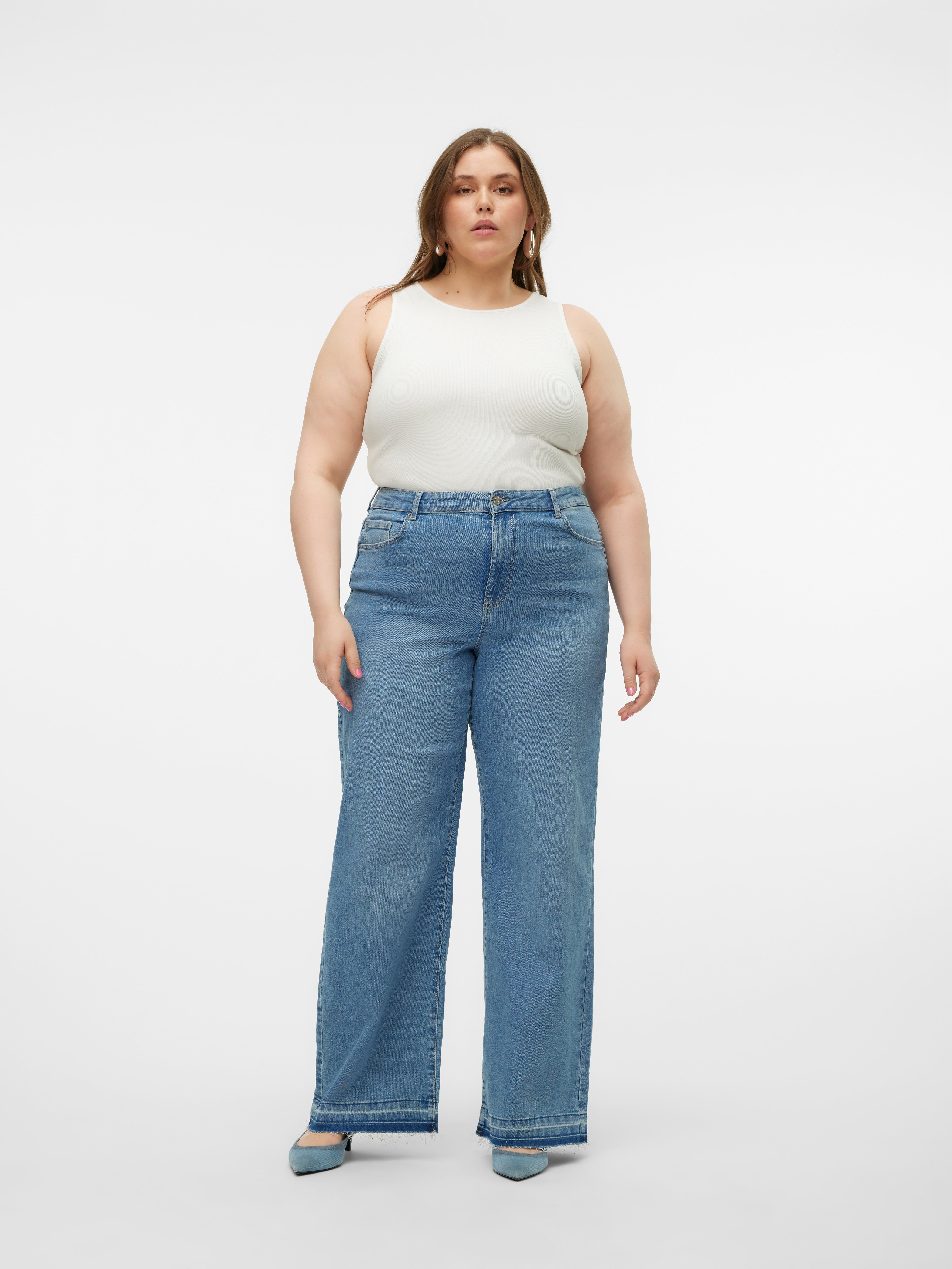 VMCKATHY Hohe Taille Locker geschnitten Jeans