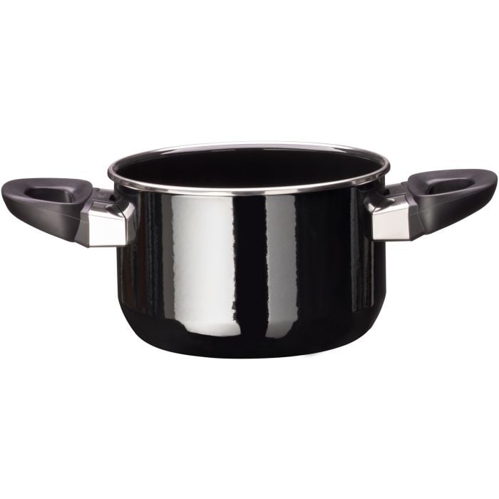 Silit Silargan® Modesto Kochtopf mit Deckel, 16 cm, Black