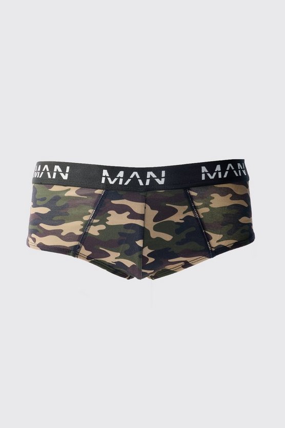 Höschen mit Camouflage-Print
