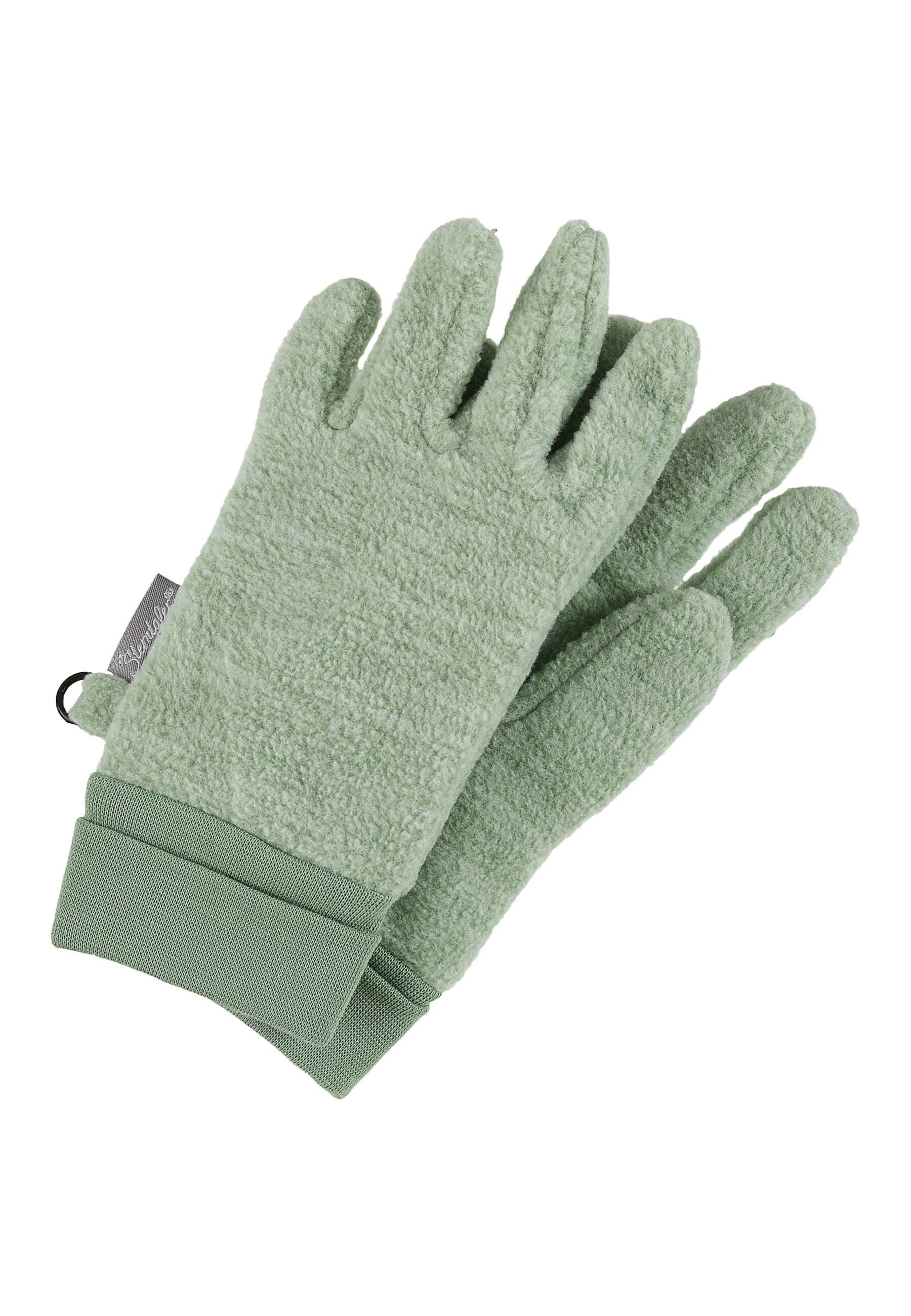 Fingerhandschuh aus Microfleece melange (recycelt)