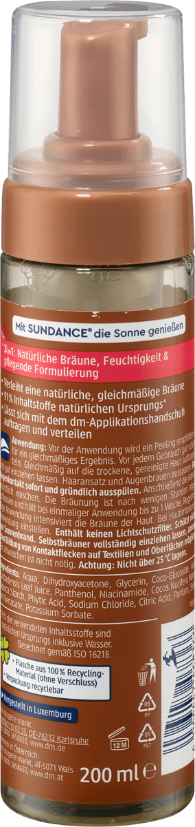 Selbstbräunungsmousse 200ml, 200 ml