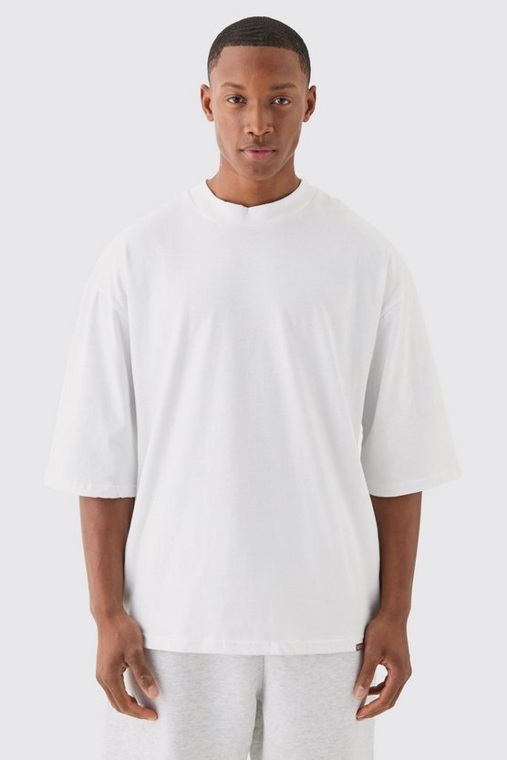 Oversize T-Shirt mit halben Ärmeln