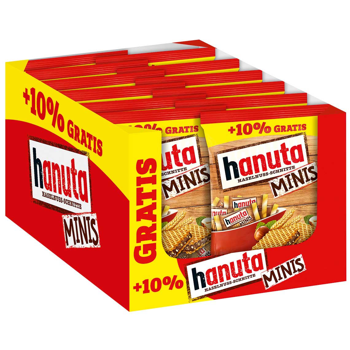 hanuta minis 200g + 10% gratis