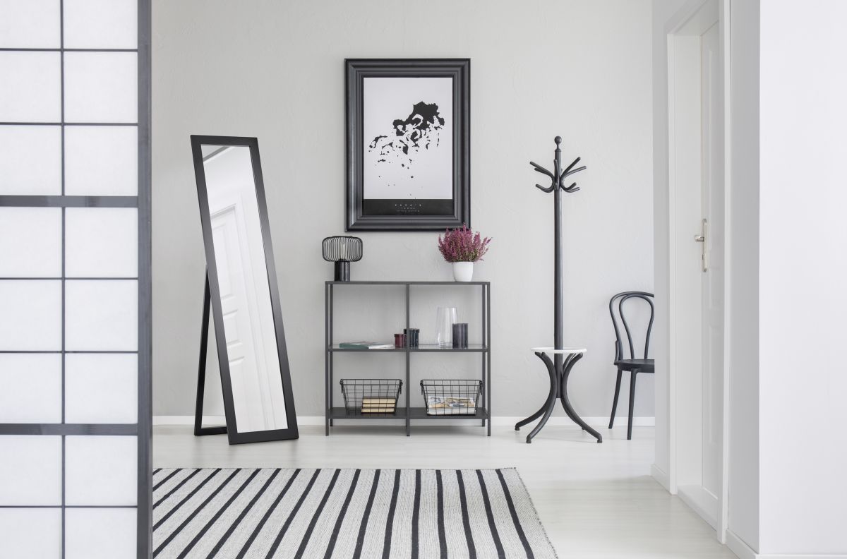 Standspiegel Tina Schwarz 40 x 160 cm