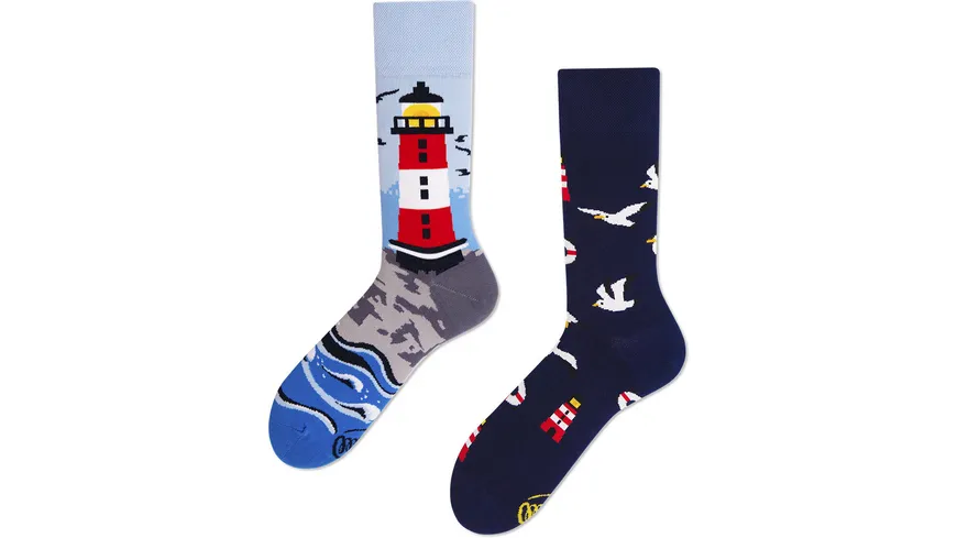 MANY MORNINGS Unisex Socken Nordic Lighthouse Nordic Lighthouse