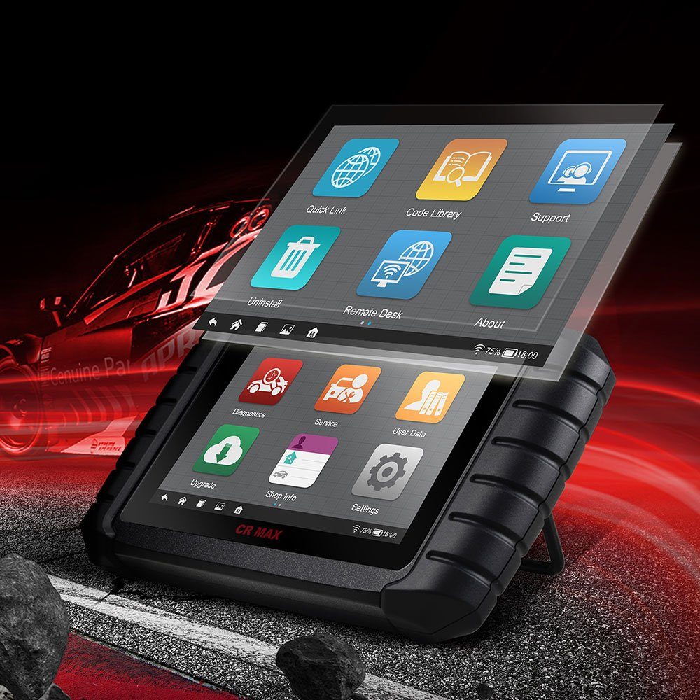 iCarsoft OBD2-Diagnosegerät CR Max PROFI ALL IN ONE Diagnosegerät mehr als 40 Fahrzeugmarken OBD2, 17,78 cm / 7,0