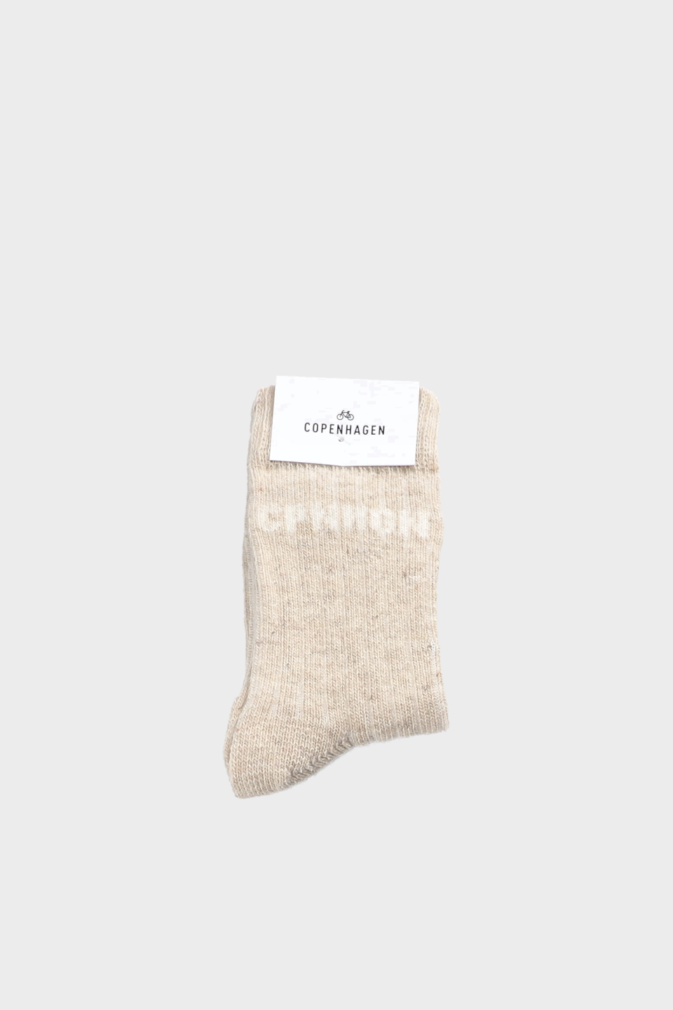 CPH WOOL SOCKS 1 wool mix light beige
