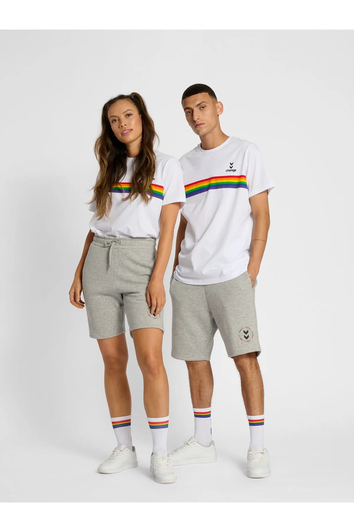 hummel  Shorts - Grau - Mittlerer Bund