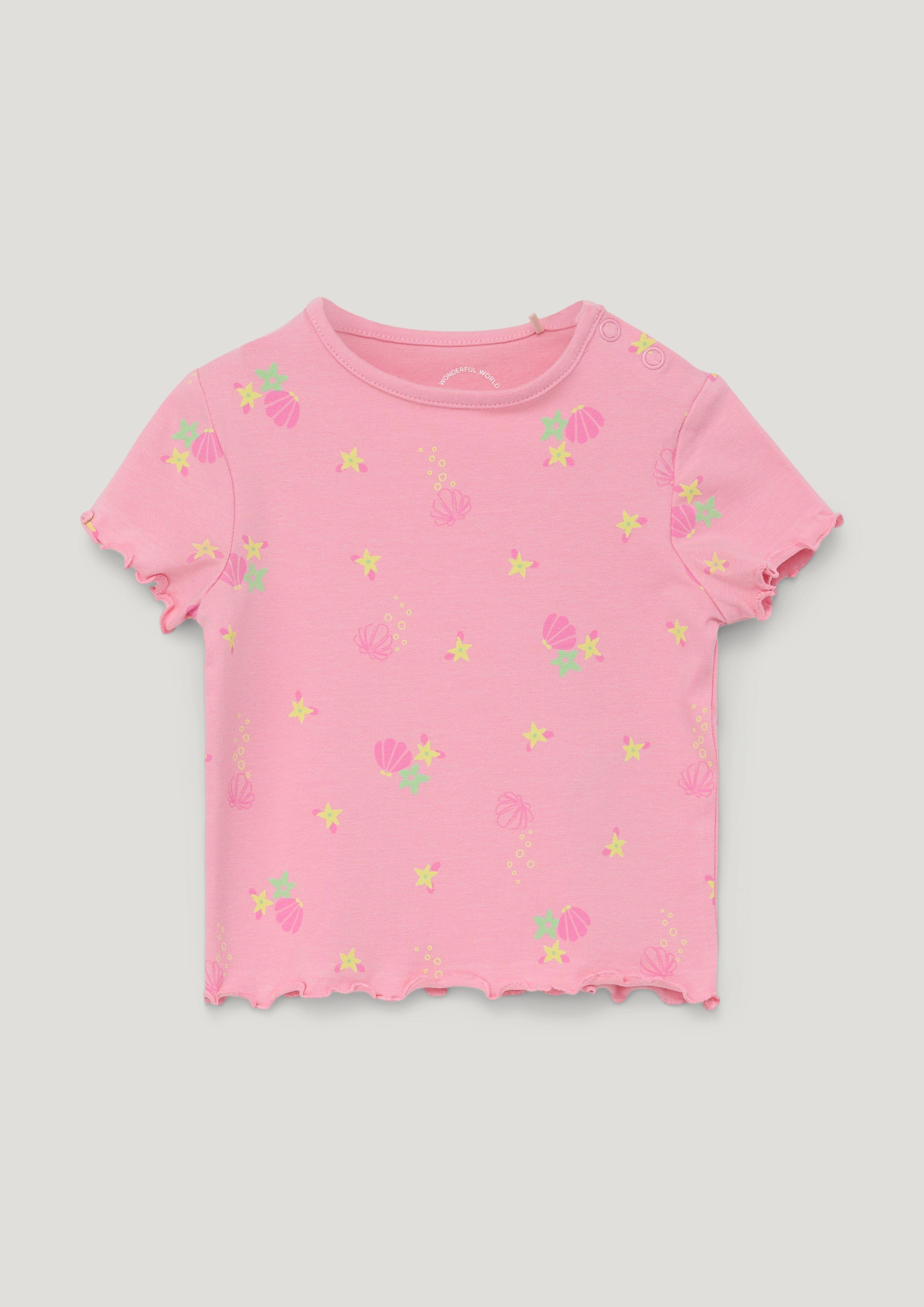 Baumwoll-Shirt mit All-over-Print  2131448-43A1