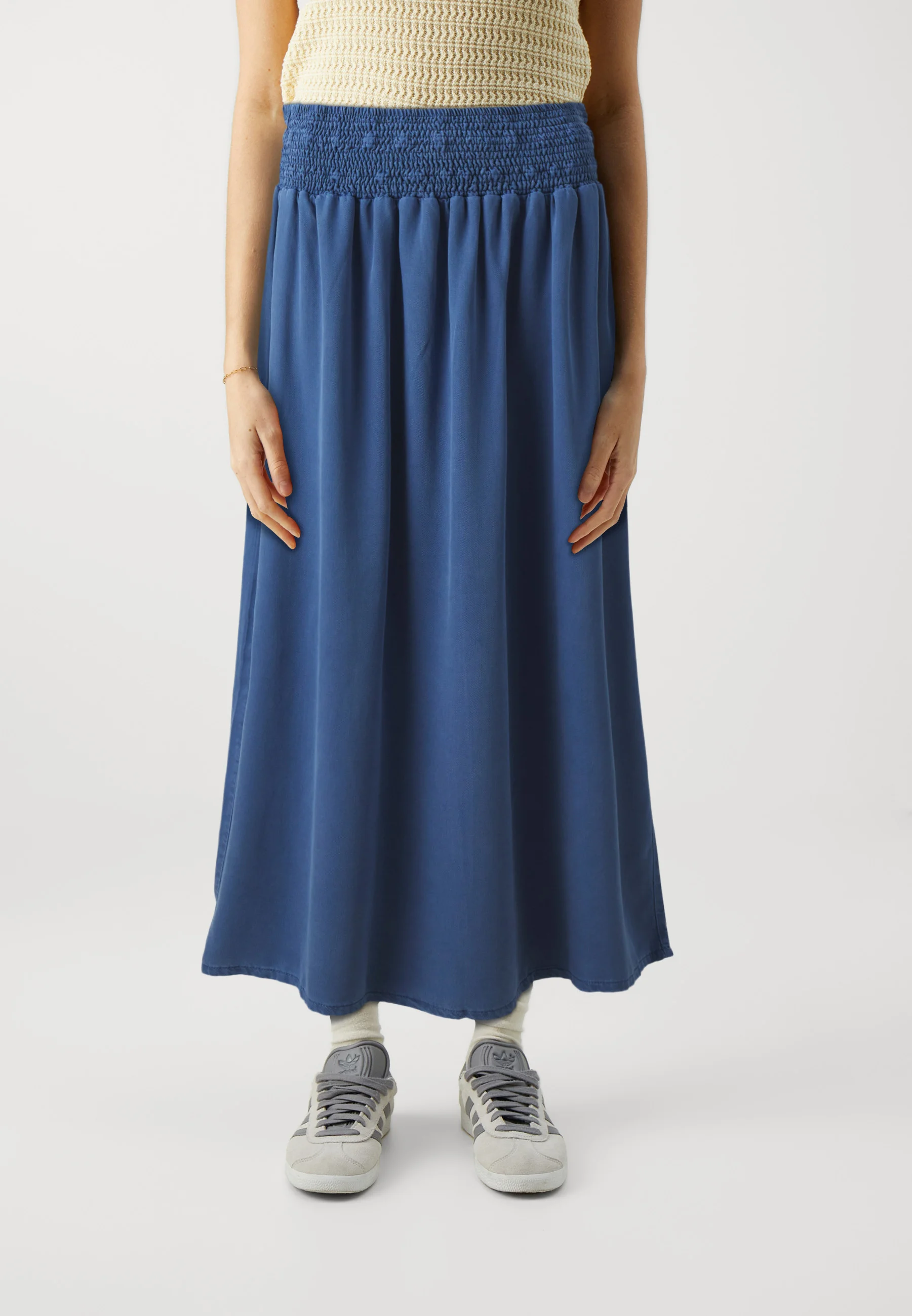 SOLO ONLBAHA FALDA LARGA VESTIDA - Falda plisada