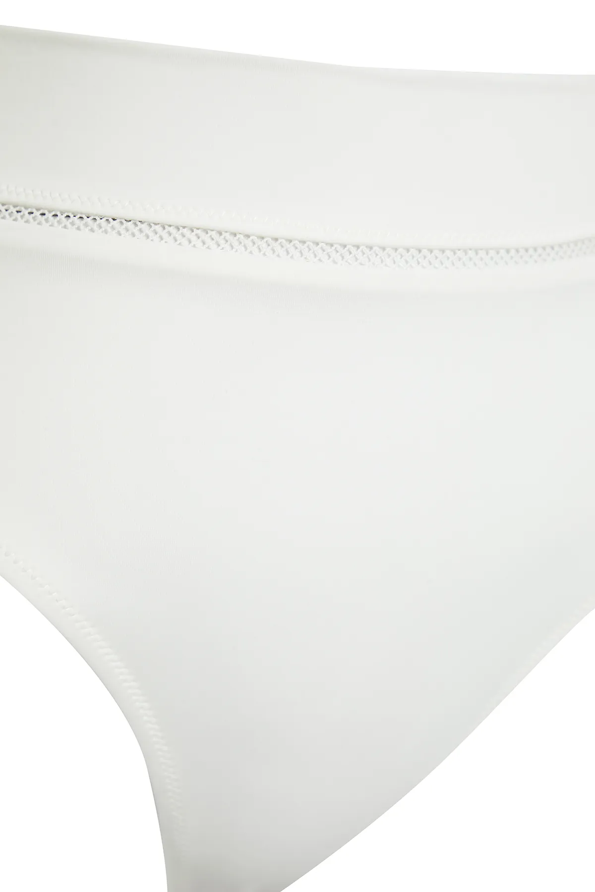 Trendyol Collection  Normale Bikinihose mit hoher Taille und ecrufarbenen Streifen. Zubehör TBESS22BA0027