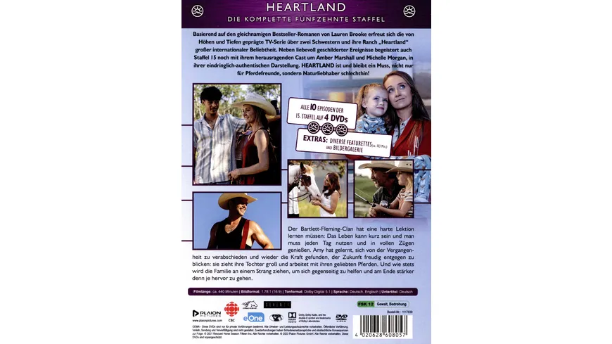 Heartland - Paradies für Pferde - Staffel 15  [4 DVDs]