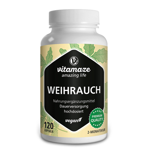WEIHRAUCH 900 mg hochdosiert vegan Kapseln  120 St  Kapseln