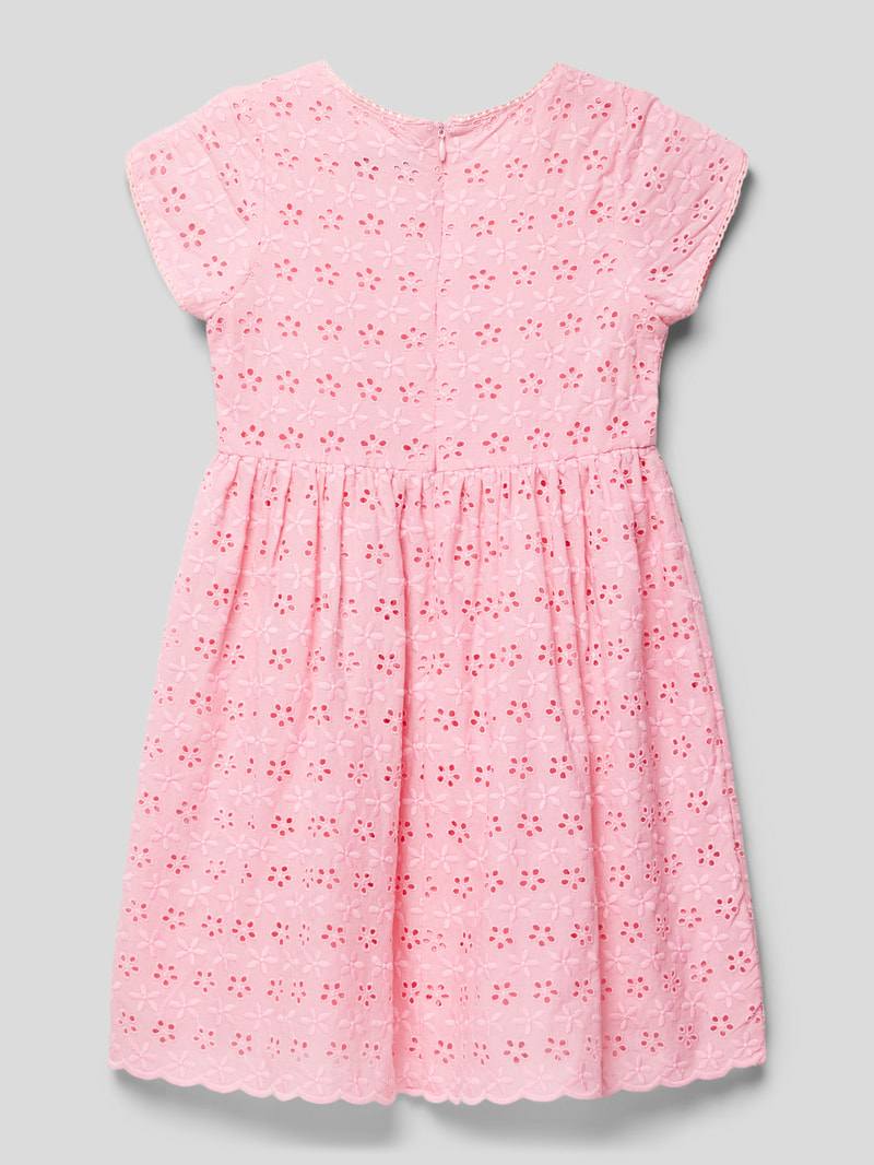 Minikleid mit floralem Muster in hellrosa
