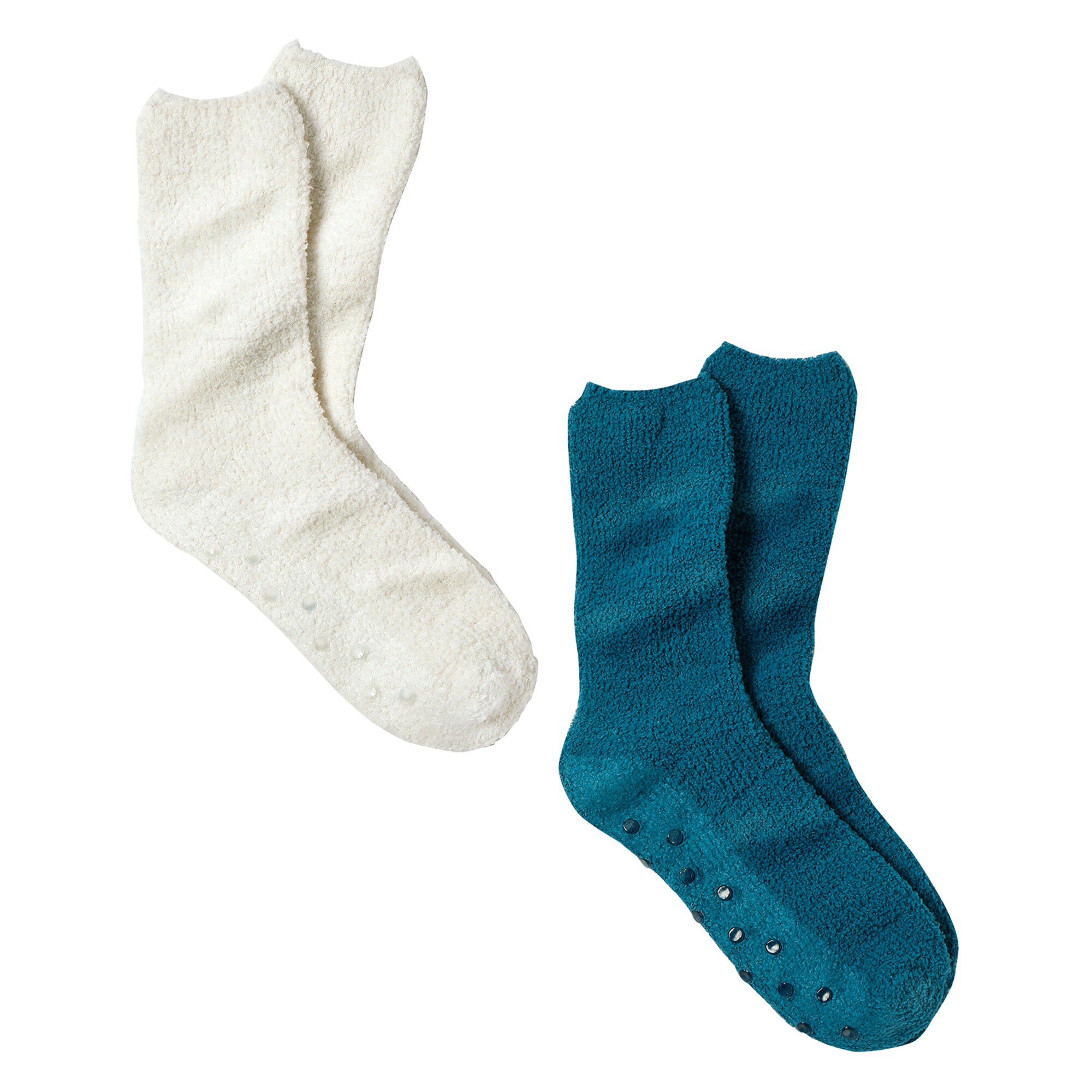 Chaussettes antidérapantes en maille bouclette