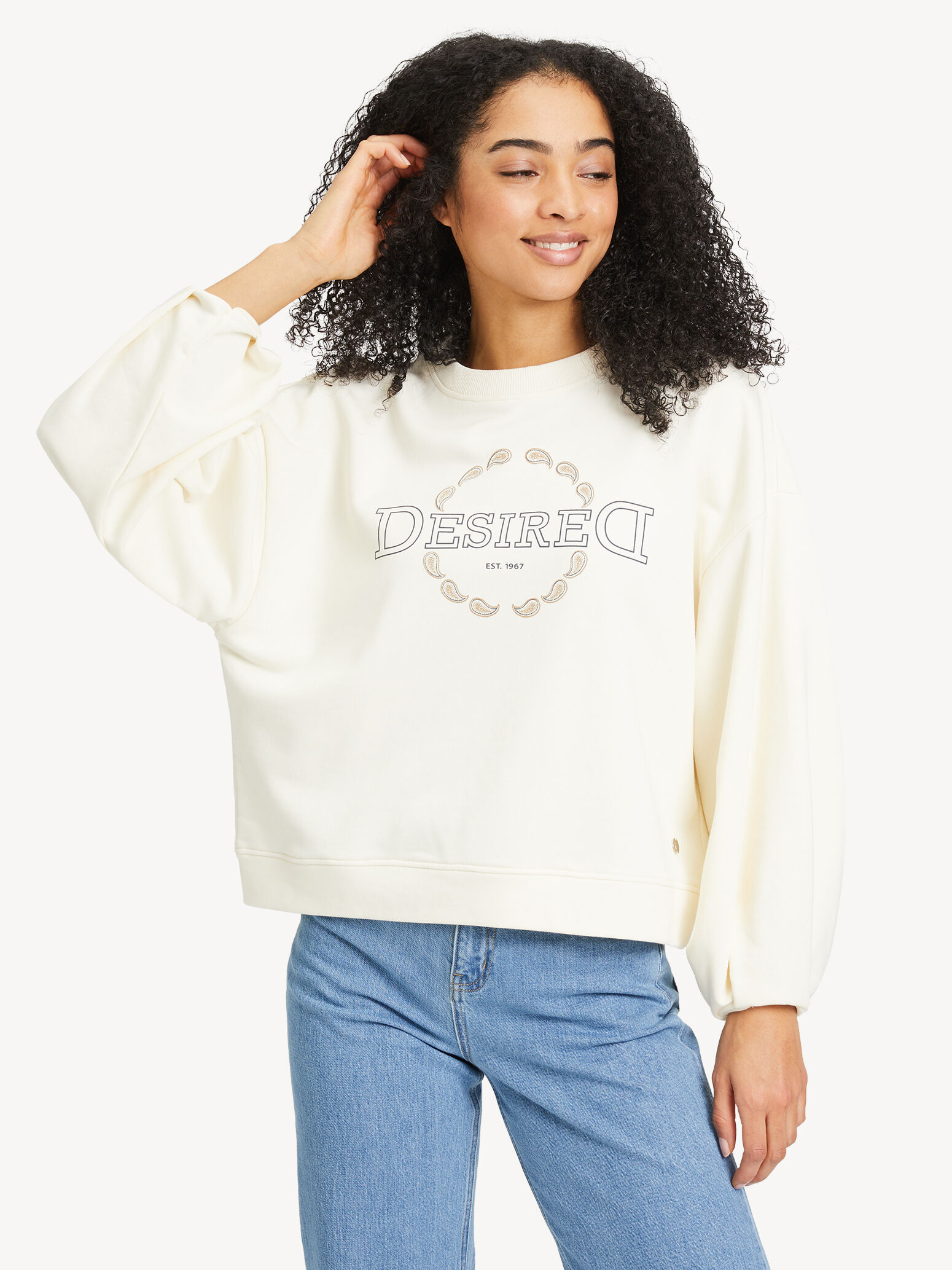 Sweat-shirt - blanc