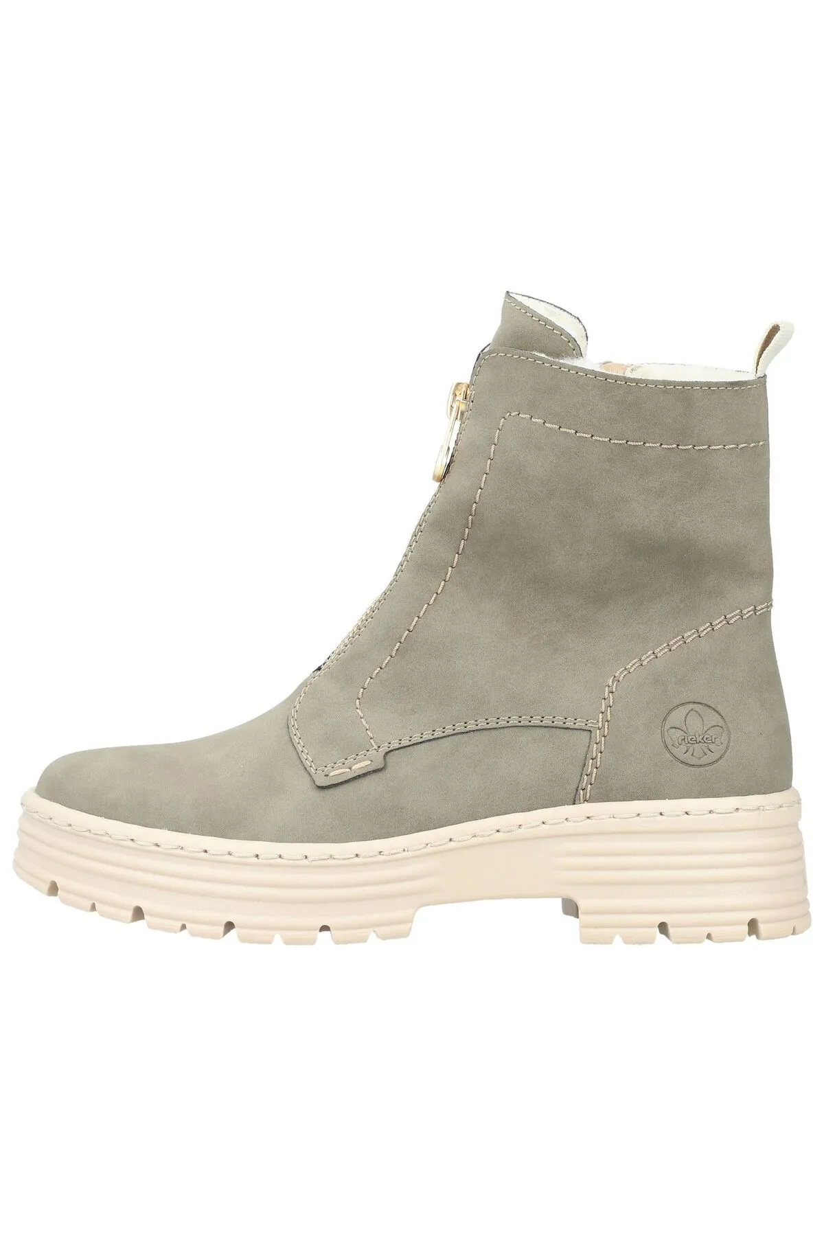 Rieker  Stiefelette - Grün - Blockabsatz