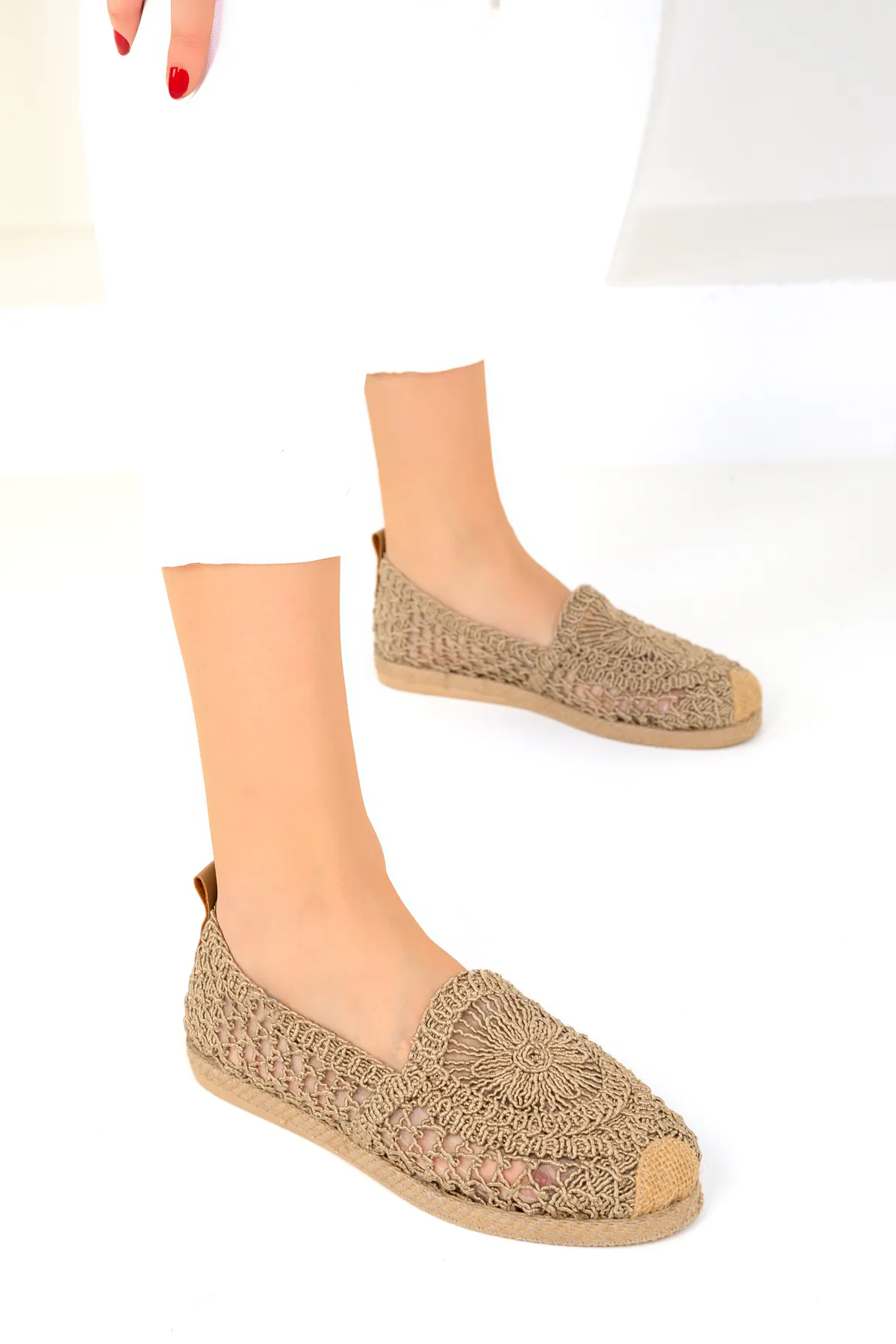 SOHO  Nerzfarbene Ballerinas für Damen 18893