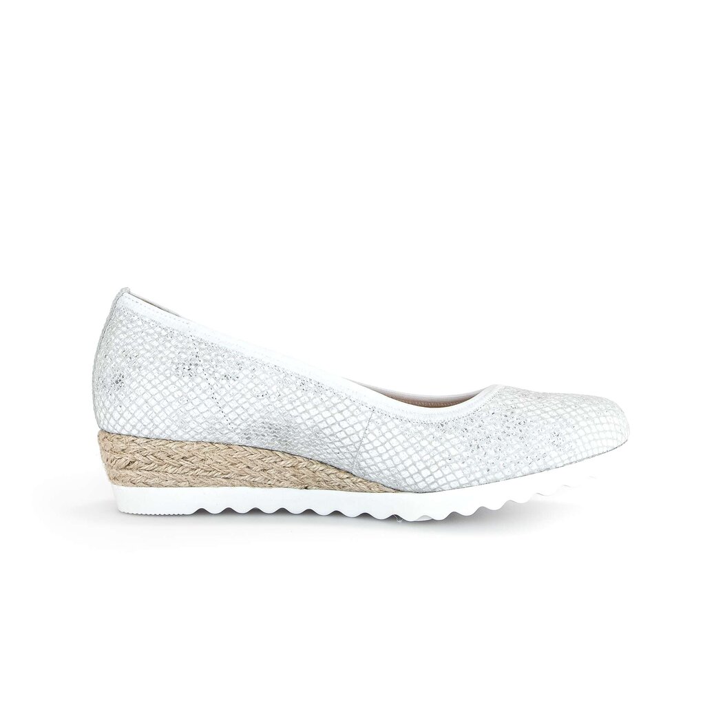 Gabor comfort Keilpumps silber