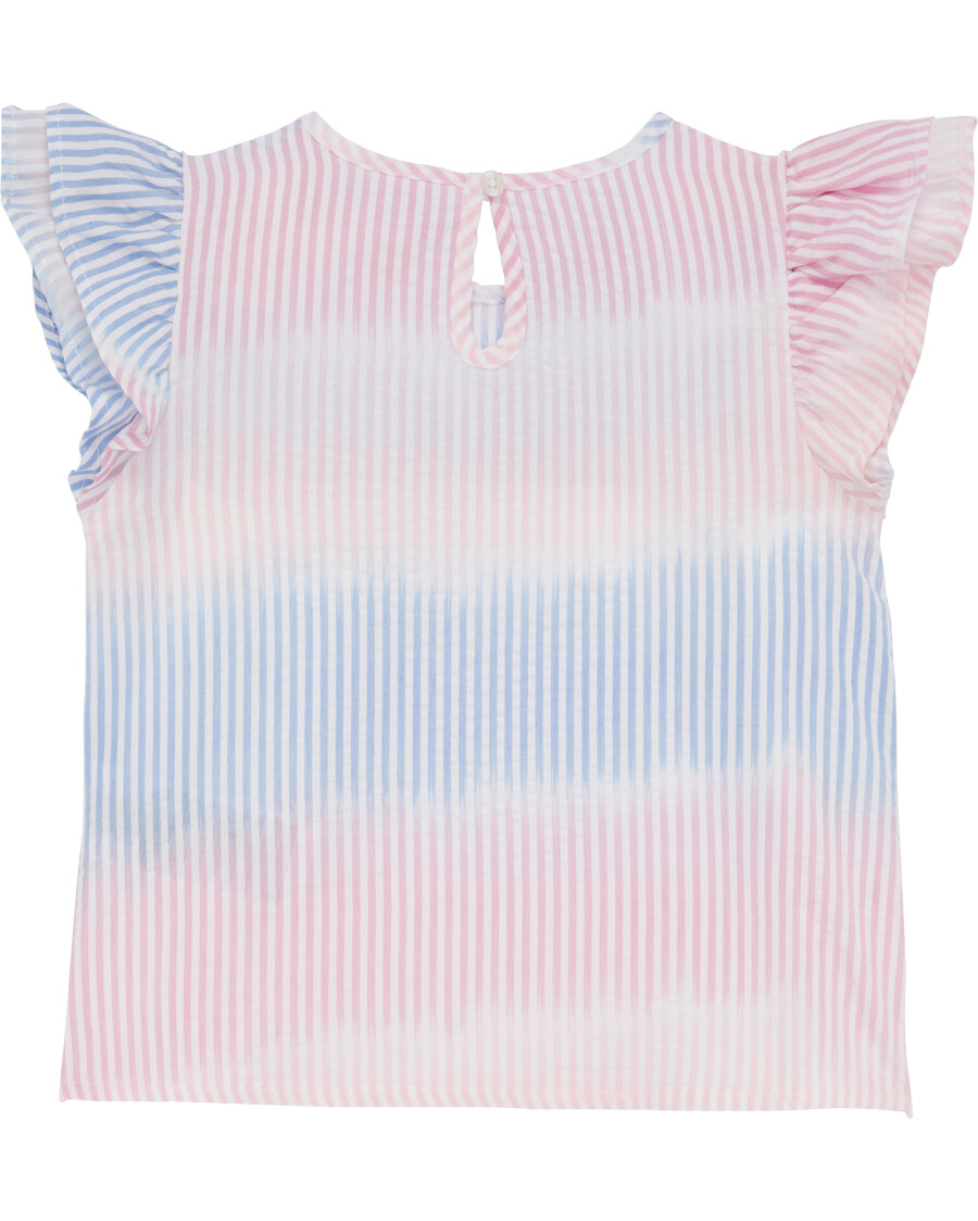 Bunt gestreiftes T-Shirt