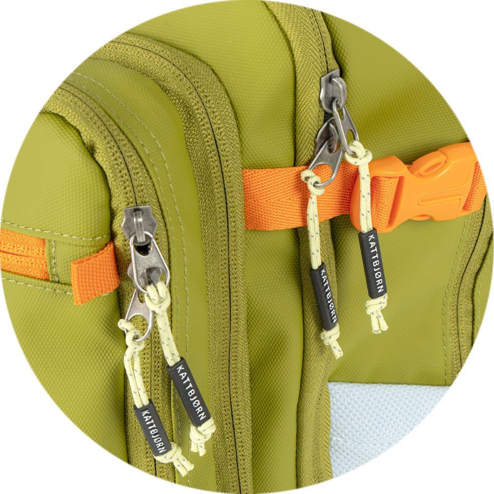 KATTBJØRN Schulrucksack Explorer, mit Laptopfach; alle Innen- und Außenstoffe aus recyceltem PET
