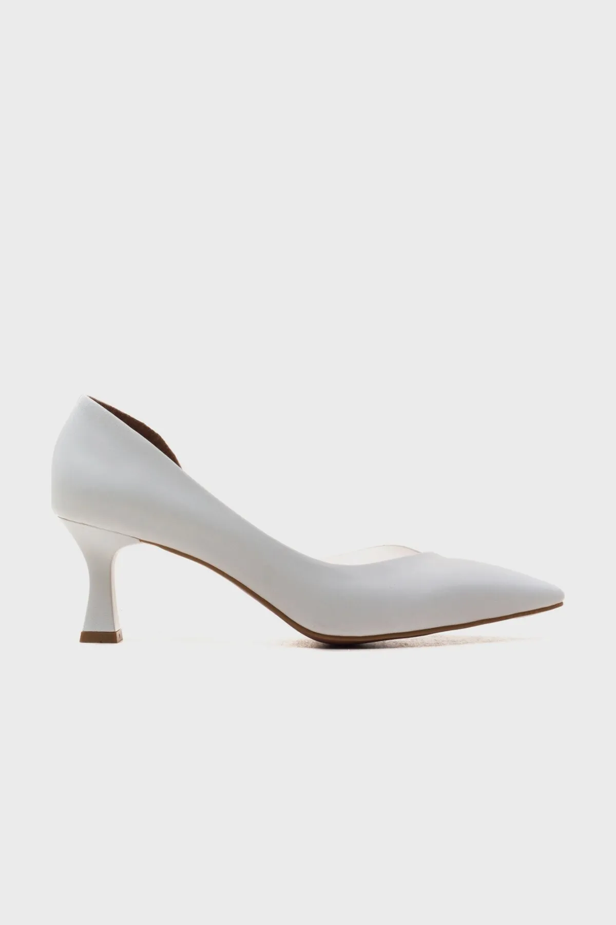 LuviShoes  353 Damenschuhe mit weißem Hautabsatz