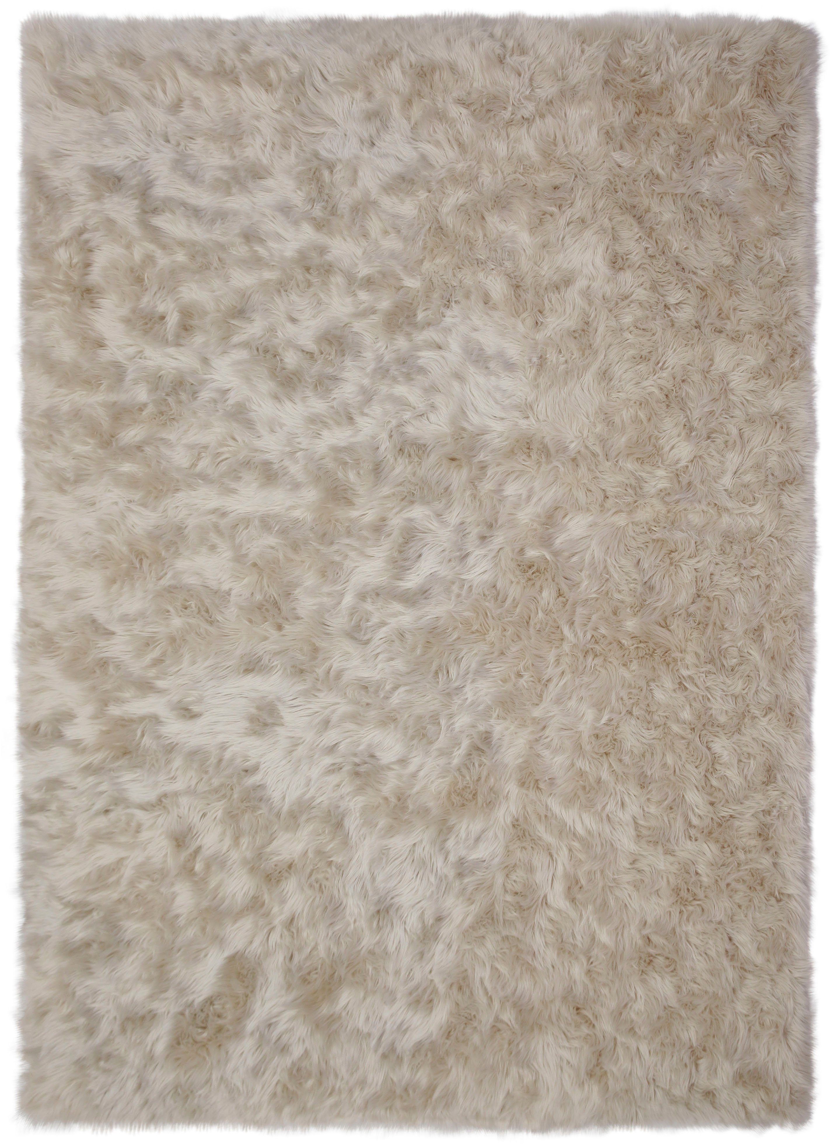 Hochflor-Teppich Dena Teppiche, Home affaire, rechteckig, Höhe: 60 mm, Kunstfell, weich, Uni-Farben, Wohnzimmer, Schlafzimmer, Esszimmer