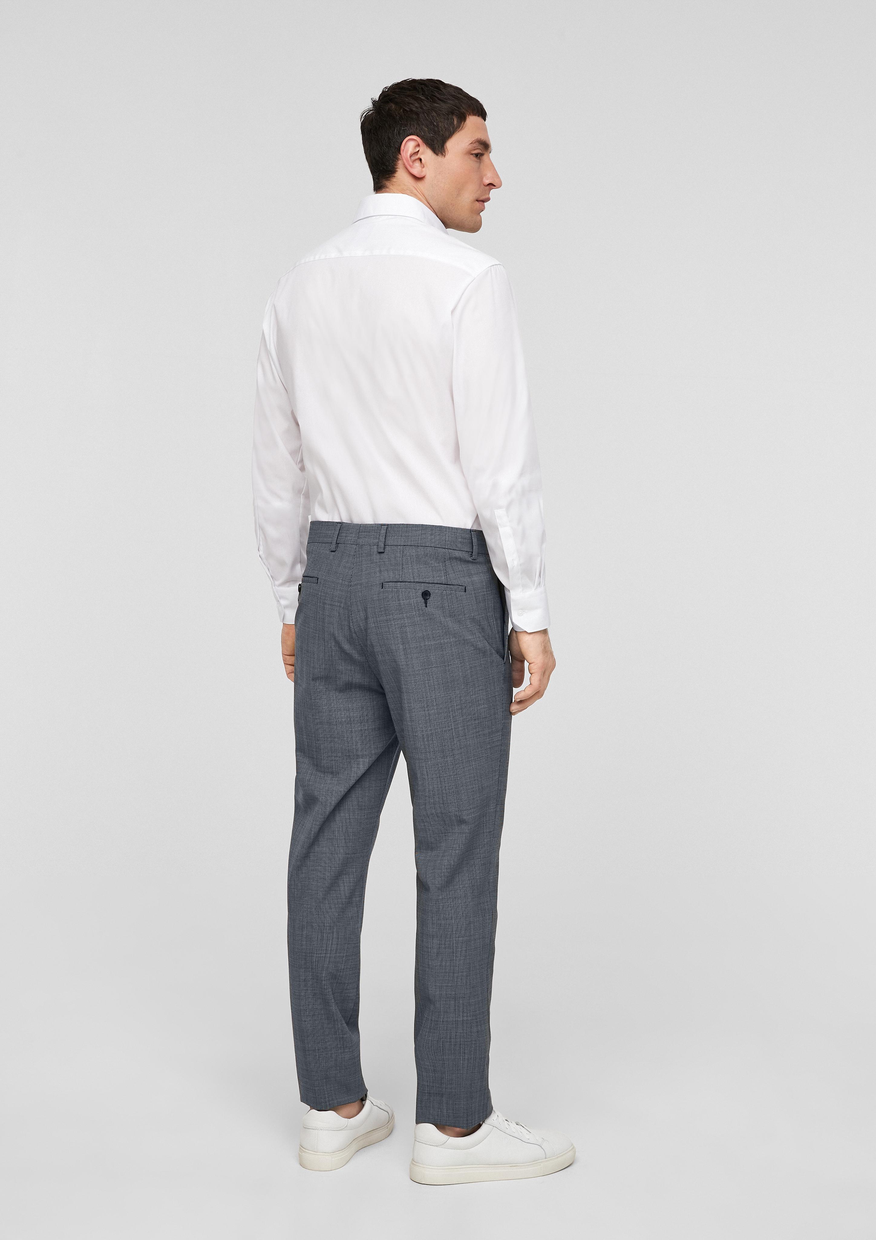 Slim: Schurwollmix-Hose  02.899.73.6255-59N1