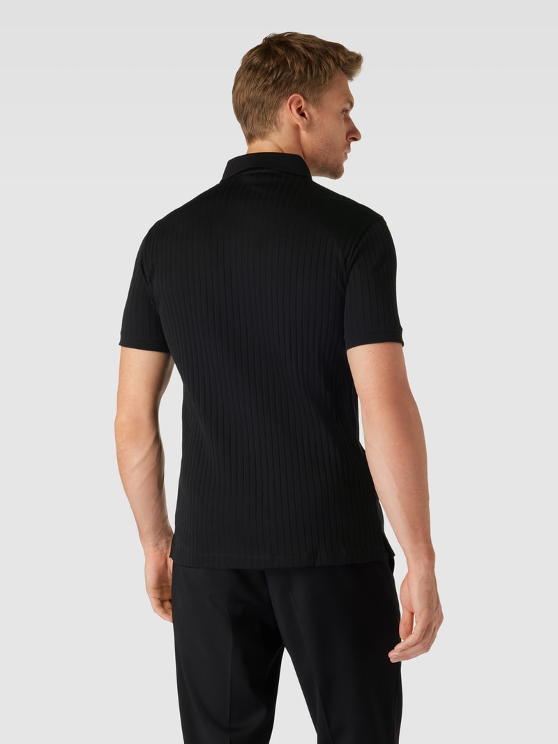 Sweatshorts mit Label-Stitching in schwarz