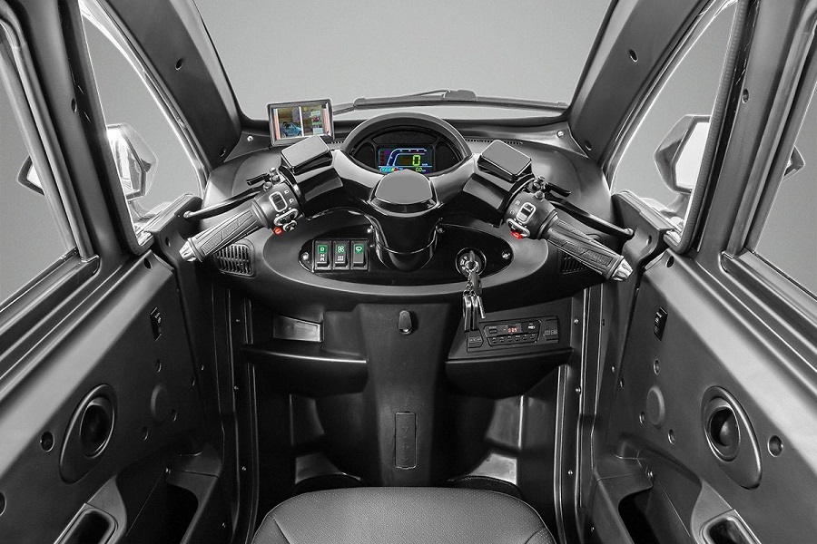 Econelo Elektro Kabinenroller Nelo 3.1  45 km/h schwarz