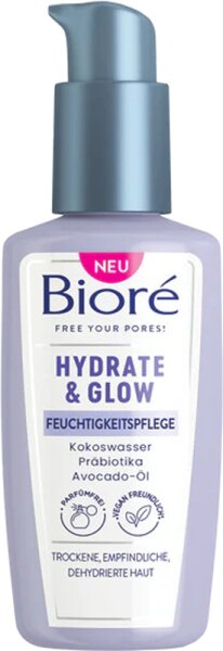 Bioré Hydrate & Glow Feuchtigkeitspflege Gesichtscreme