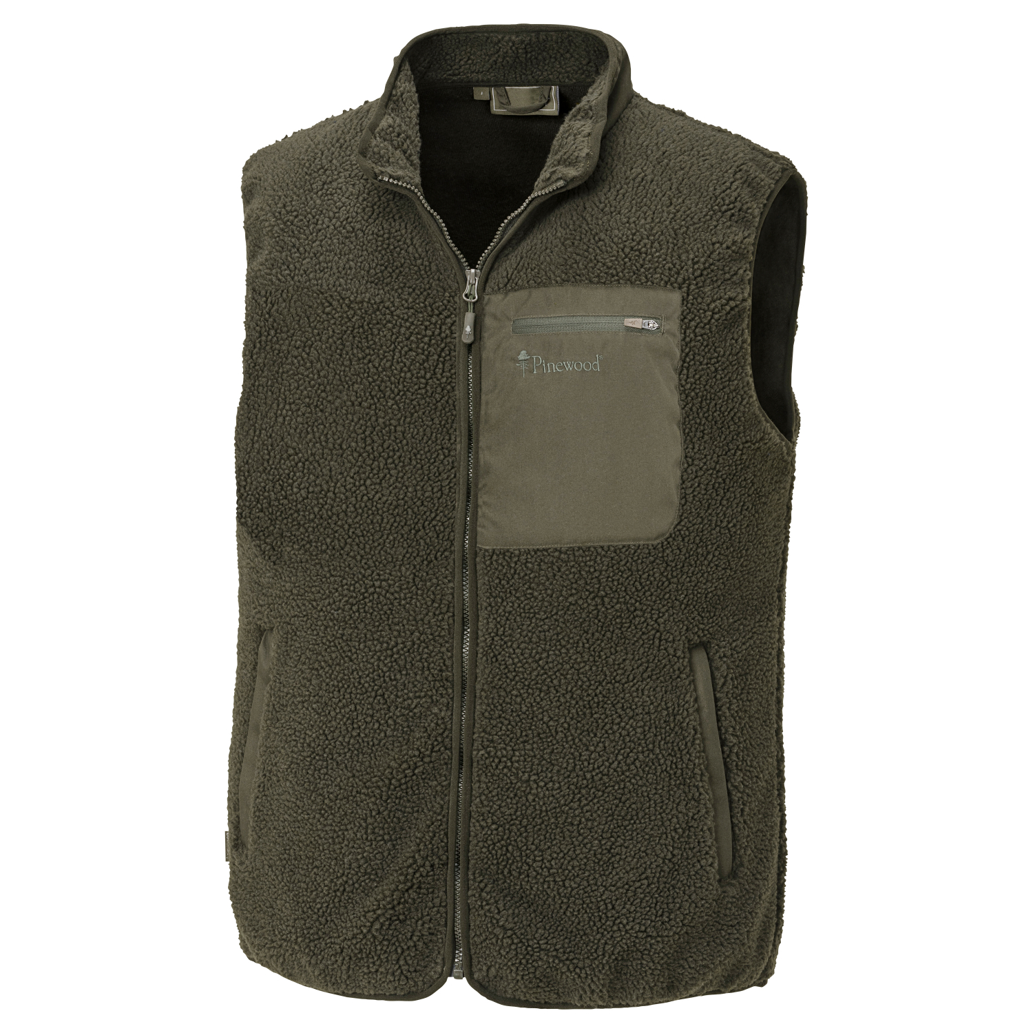 Pinewood Herren Faserpelz Weste (dark green)