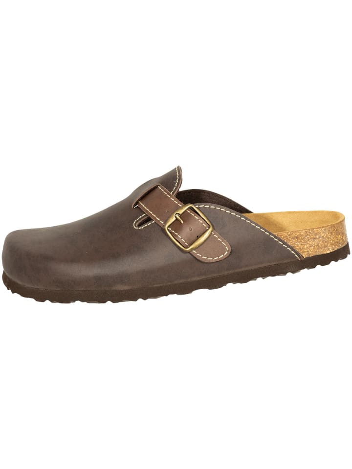 SALIHA Pantoletten Bioline-Pantolette in braun günstig kaufen