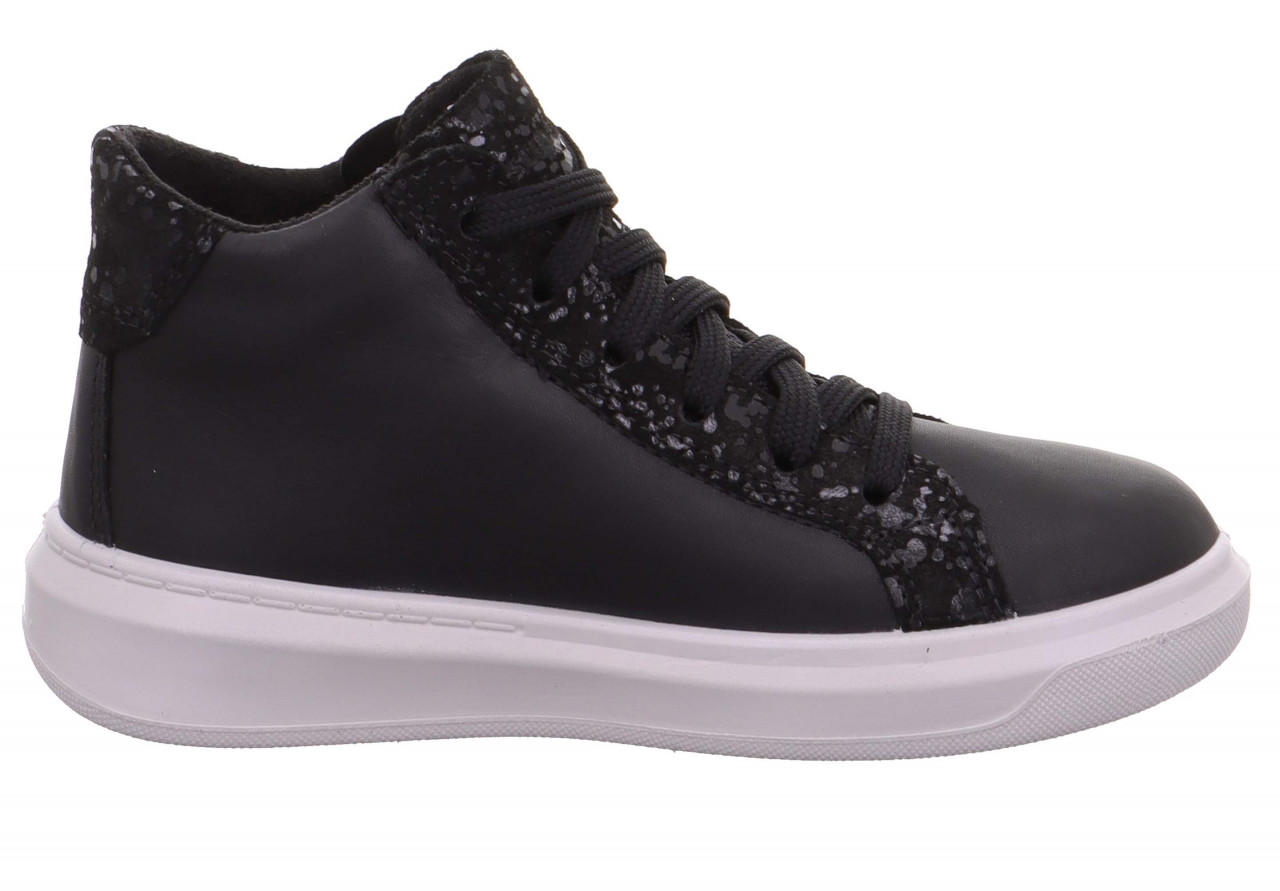 COSMO - SchwarzSneaker high mit Reißverschluss