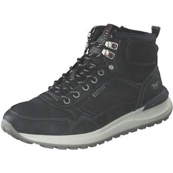 Mustang Schnür Boots in blau