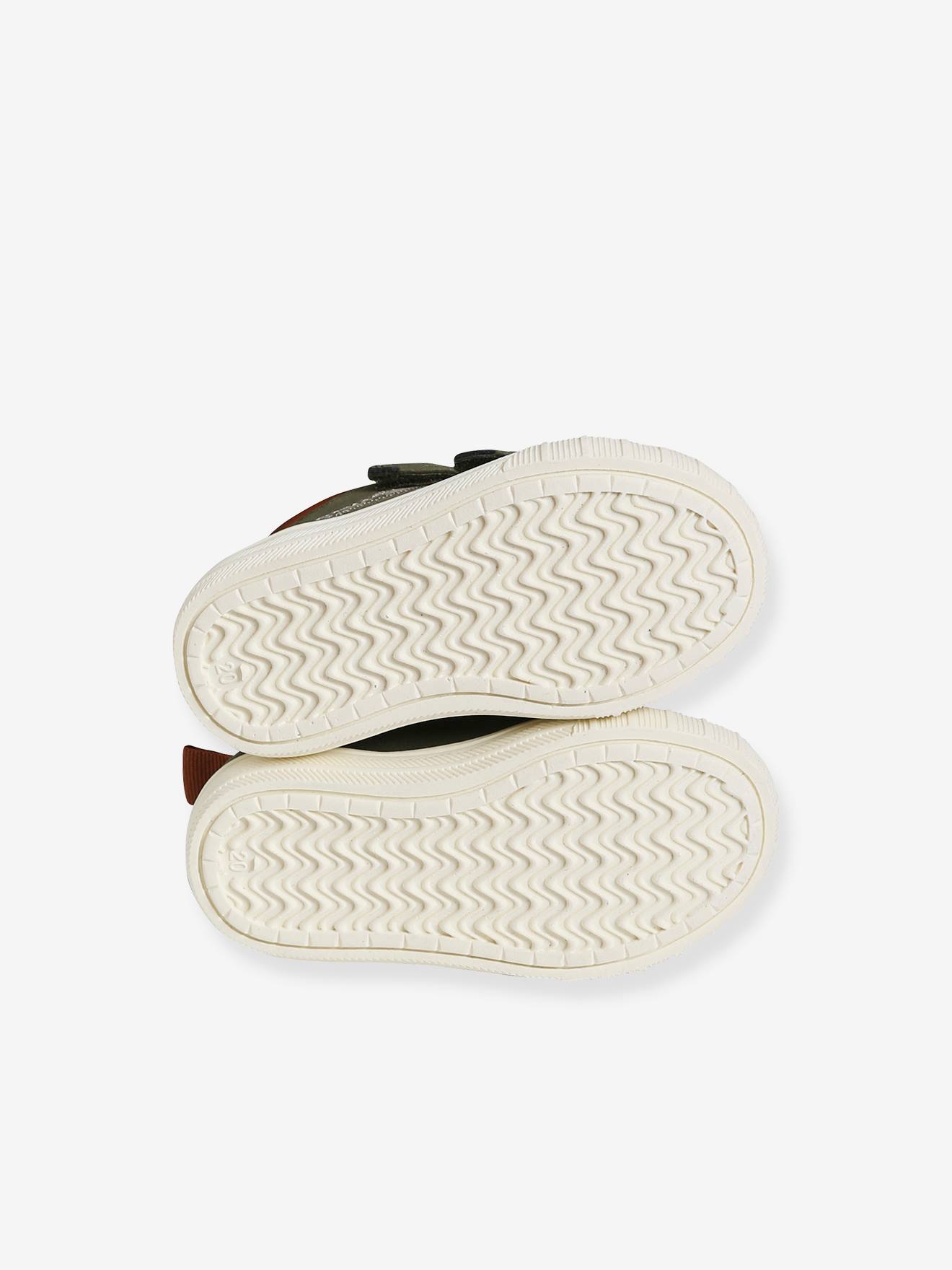 Baskets Mid bébé mixte scratchées kaki