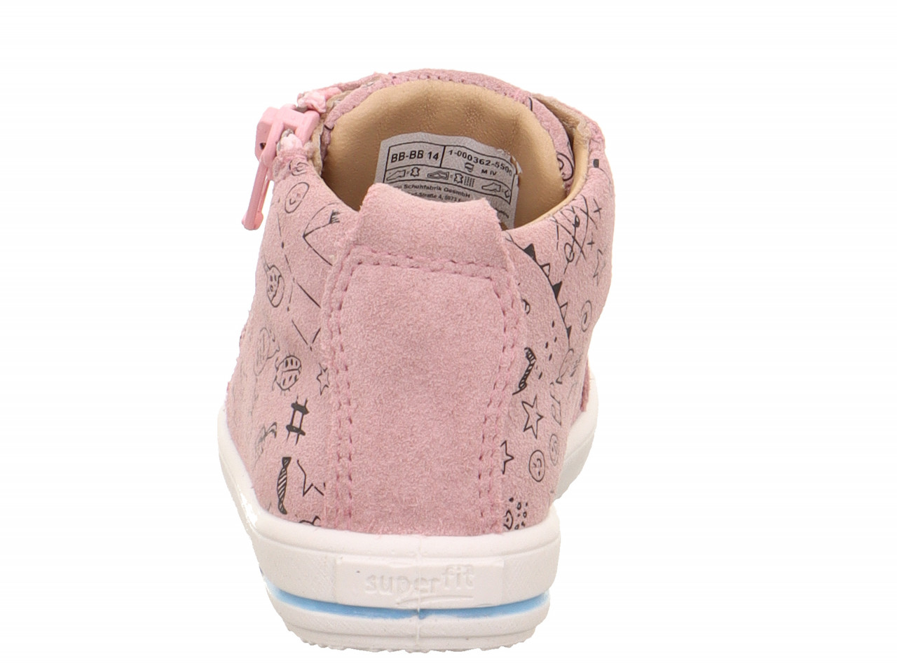 MOPPY - Rosa/WeißSneaker low mit Reißverschluss