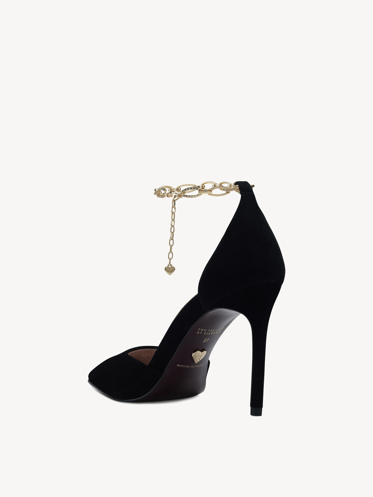 Escarpin en cuir - noir