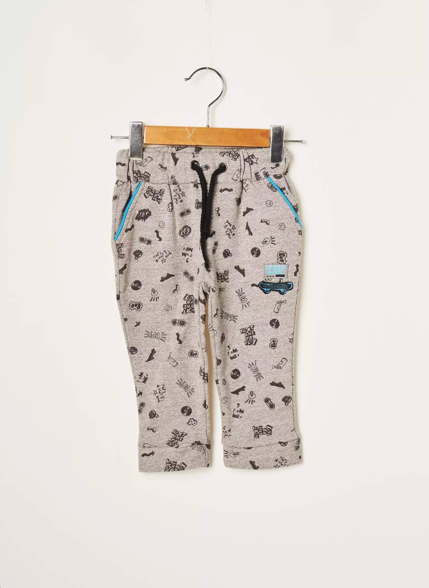 3 Pommes Jogging Garcon couleur gris