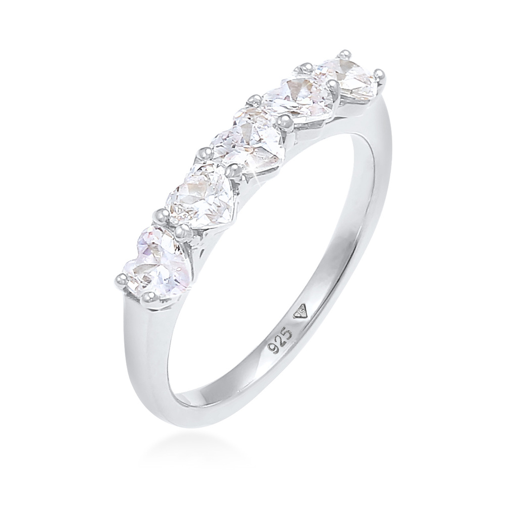 Elli Elli Bague Les fiançailles de coeur des femmes sont élégantes avec des cristaux d Bague