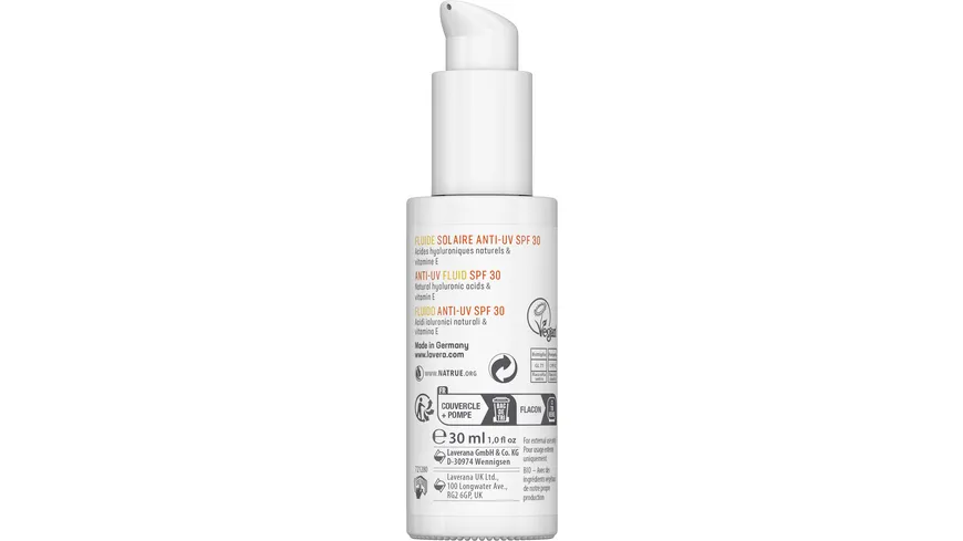 Lavera Anti-UV Fluid LSF30 30 ml