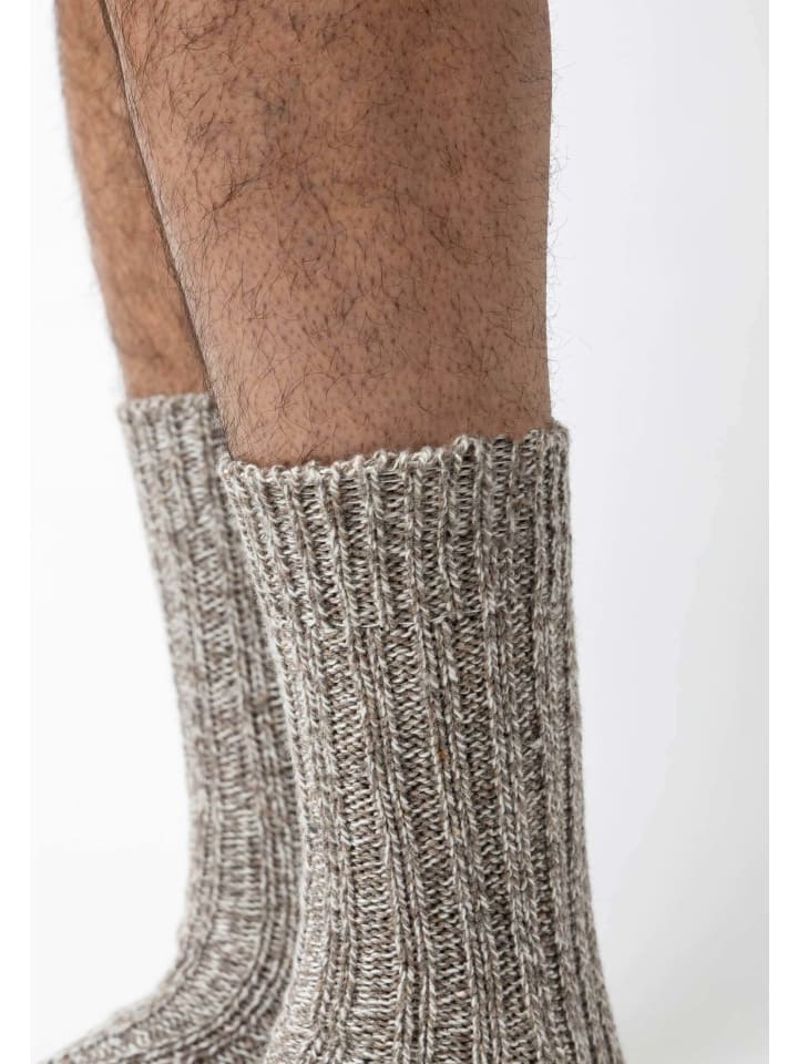 SNOCKS Norweger Socken 2 Paar in Mix (Offwhite/Braun) günstig kaufen