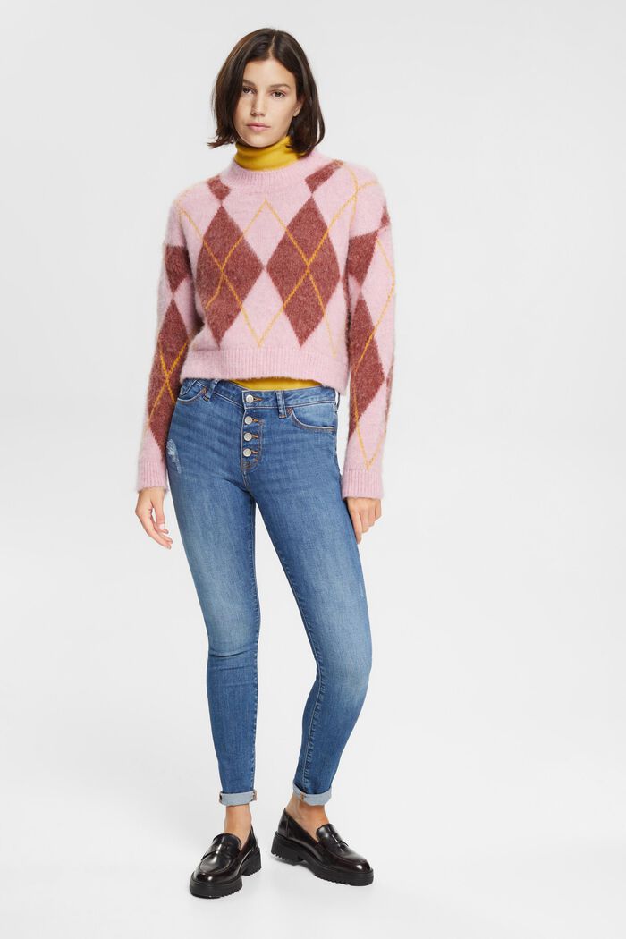 Stretch-Jeans mit Skinny-Fit